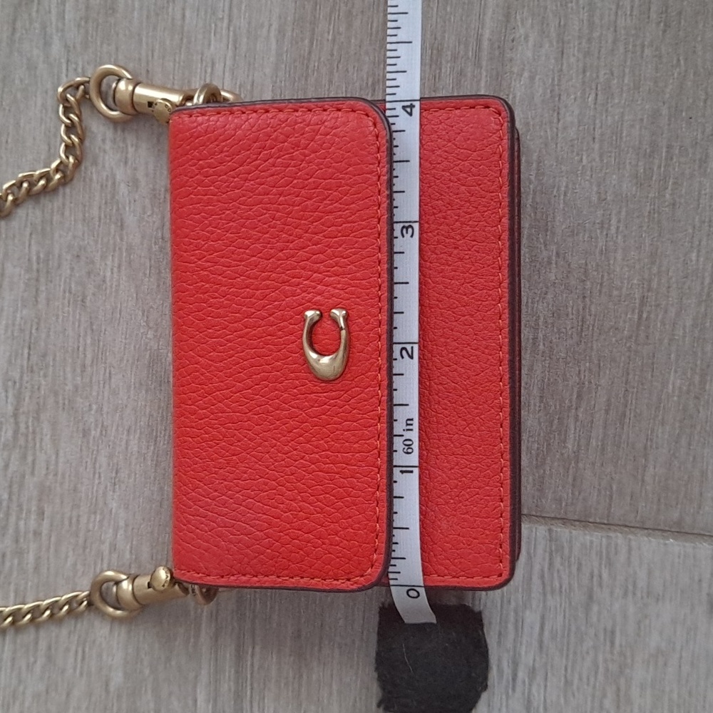 Coach card case on chain - Picture 10 of 16